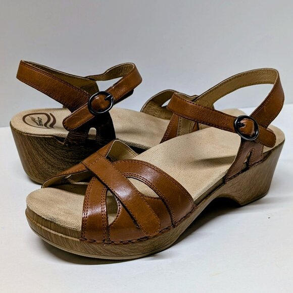 Dansko Season Camel Full Grain Sandal - Picture 6 of 16